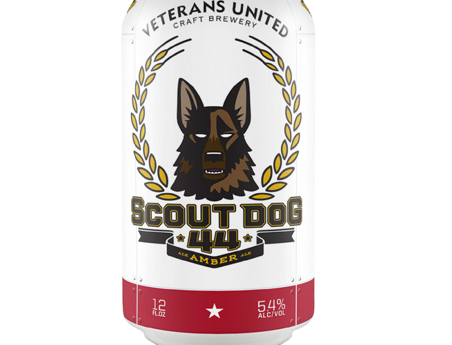 Veterans United Craft Brewery Scout Dog 44 Amber Ale
