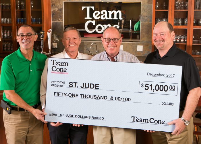 Team Cone St Jude donation