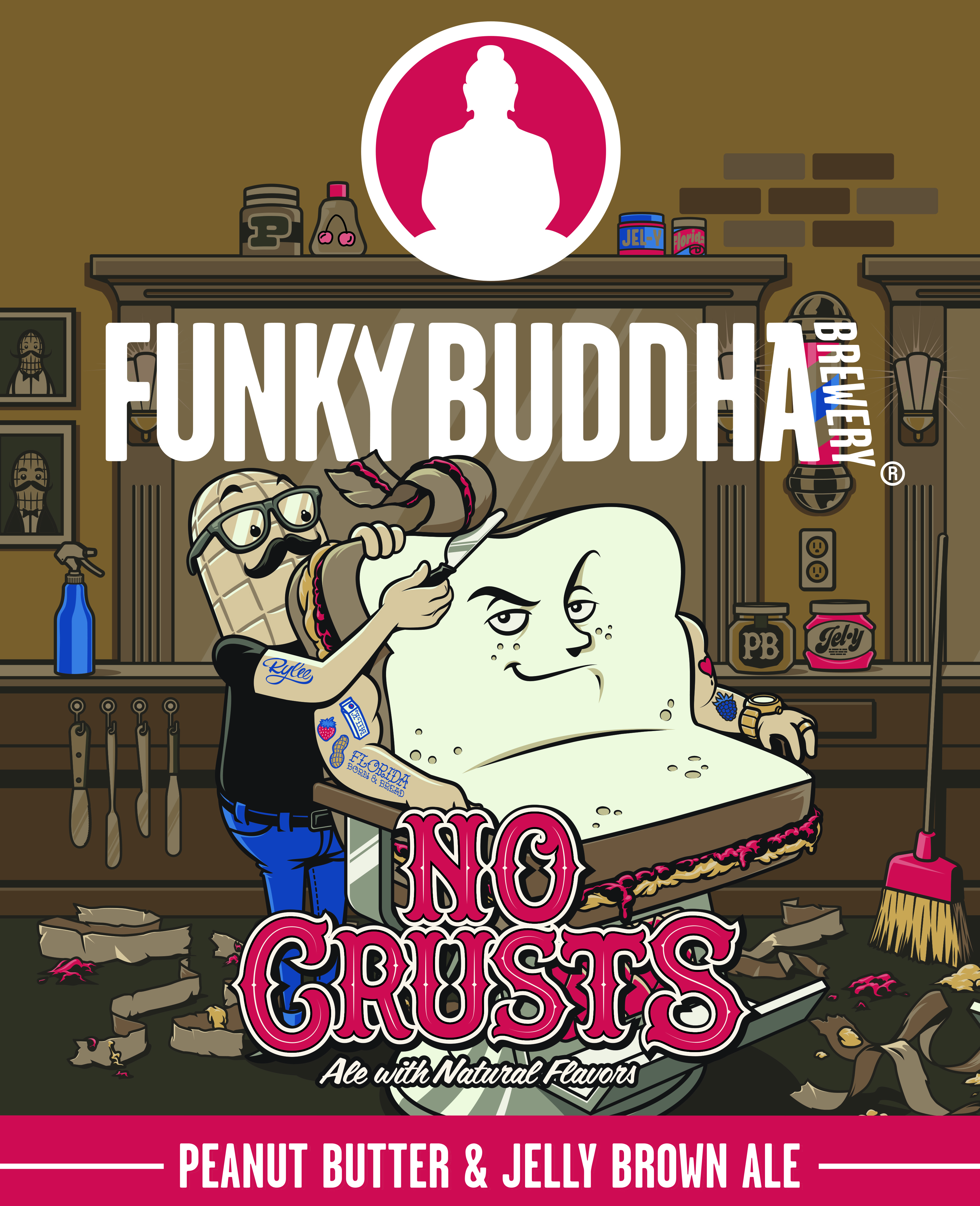 Funky Buddha Brewery No Crusts Brown Ale