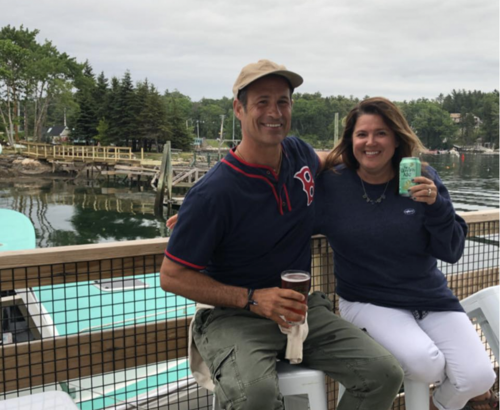 Sam & Mariah Calagione - founders of Dogfish Head Craft Brewery