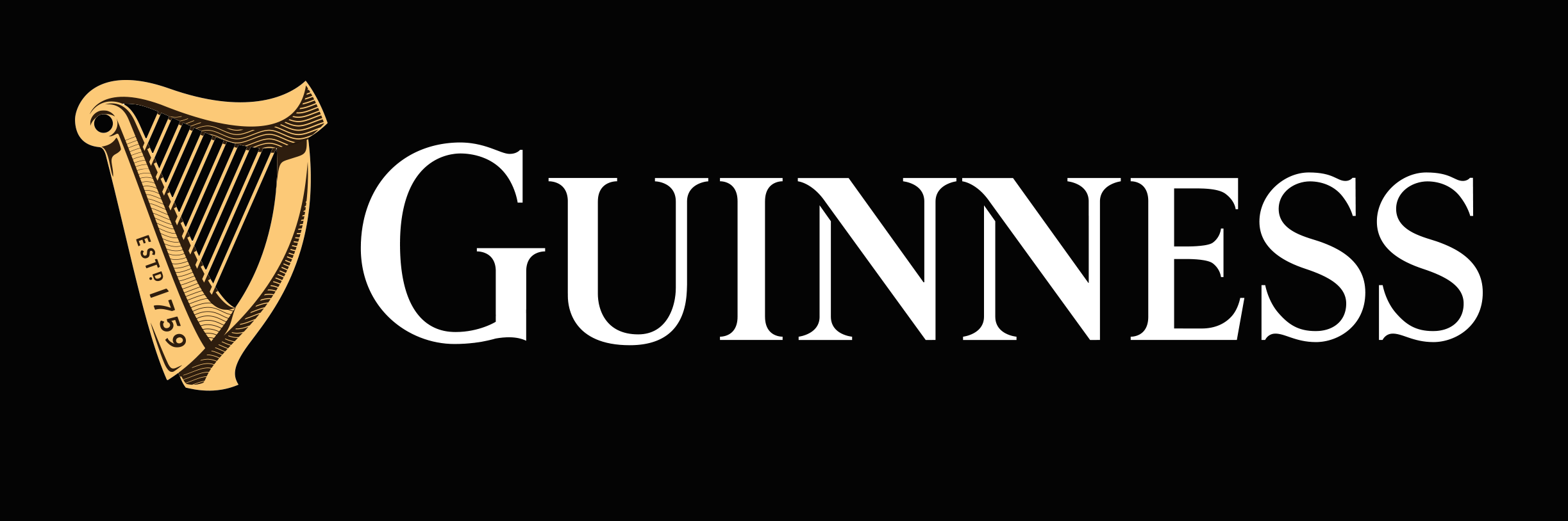 Guinness Logo Black Background