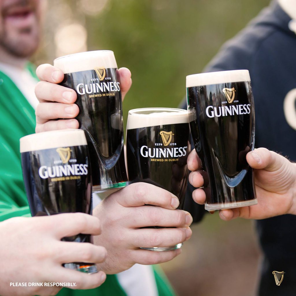 pints of guinness are consumed on st patricks day worldwide