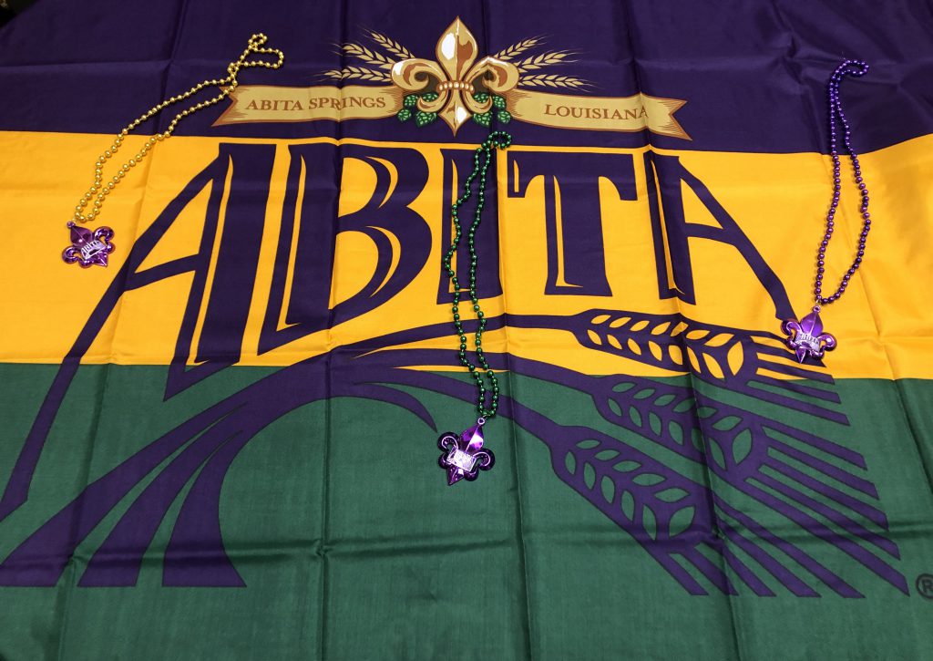 Abita Brewing Company Flag for Mardi Gras