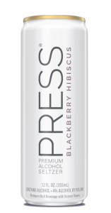PRESS Seltzers Blackberry Hibiscus