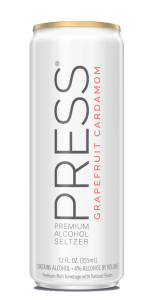 PRESS Seltzer Grapefruit and Cardamom