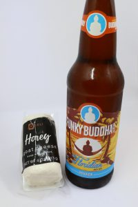 Funky Buddha Floridian Hefeweizen with Publix Honey Goat Cheese
