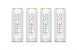 PRESS Seltzer - All Cans in a line