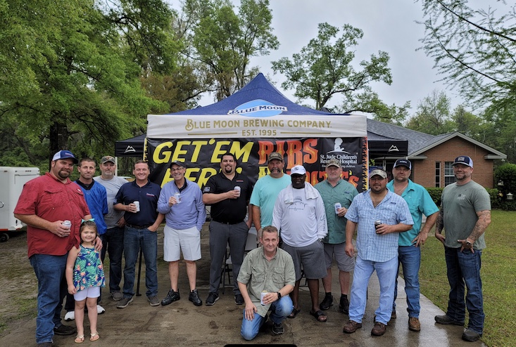 Team Cone teammates raise over $4,000 with Tallahassee Rib Sale