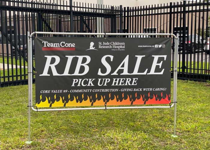 Team Cone hosted their twice-yearly Ocala Rib Sale