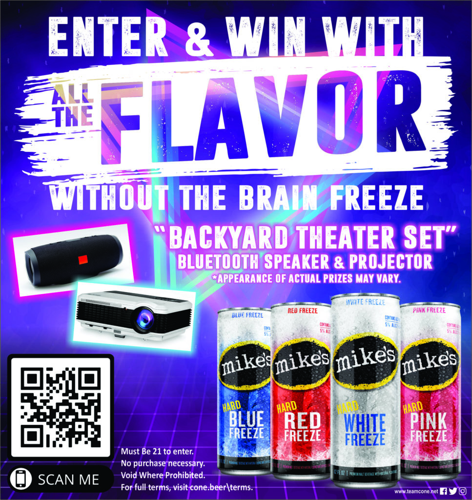 Mike's Freeze Sweepstakes Graphics