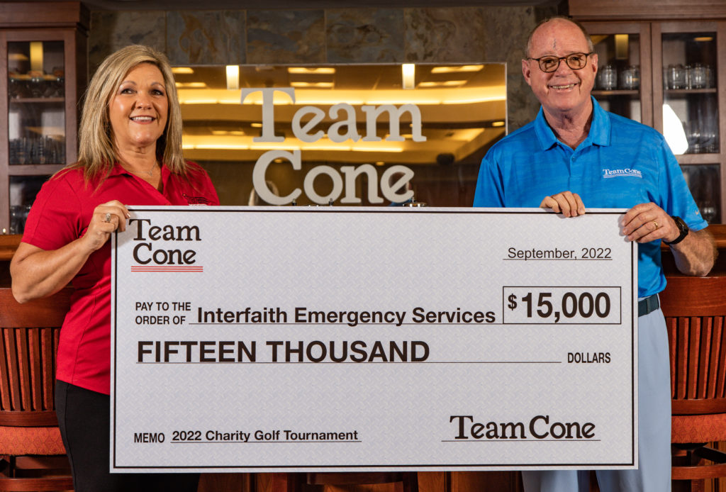 Interfaith Emergency Services check presentation