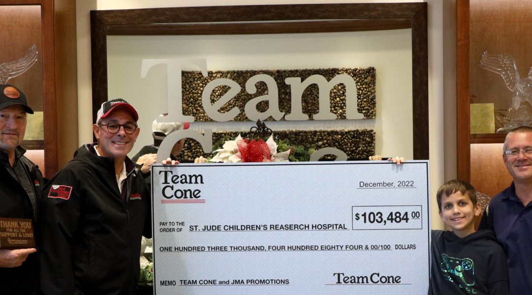 Team Cone donates over $85,000 to St. Jude Children’s Research Hospital in 2022