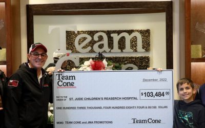 Team Cone donates over $85,000 to St. Jude Children’s Research Hospital in 2022