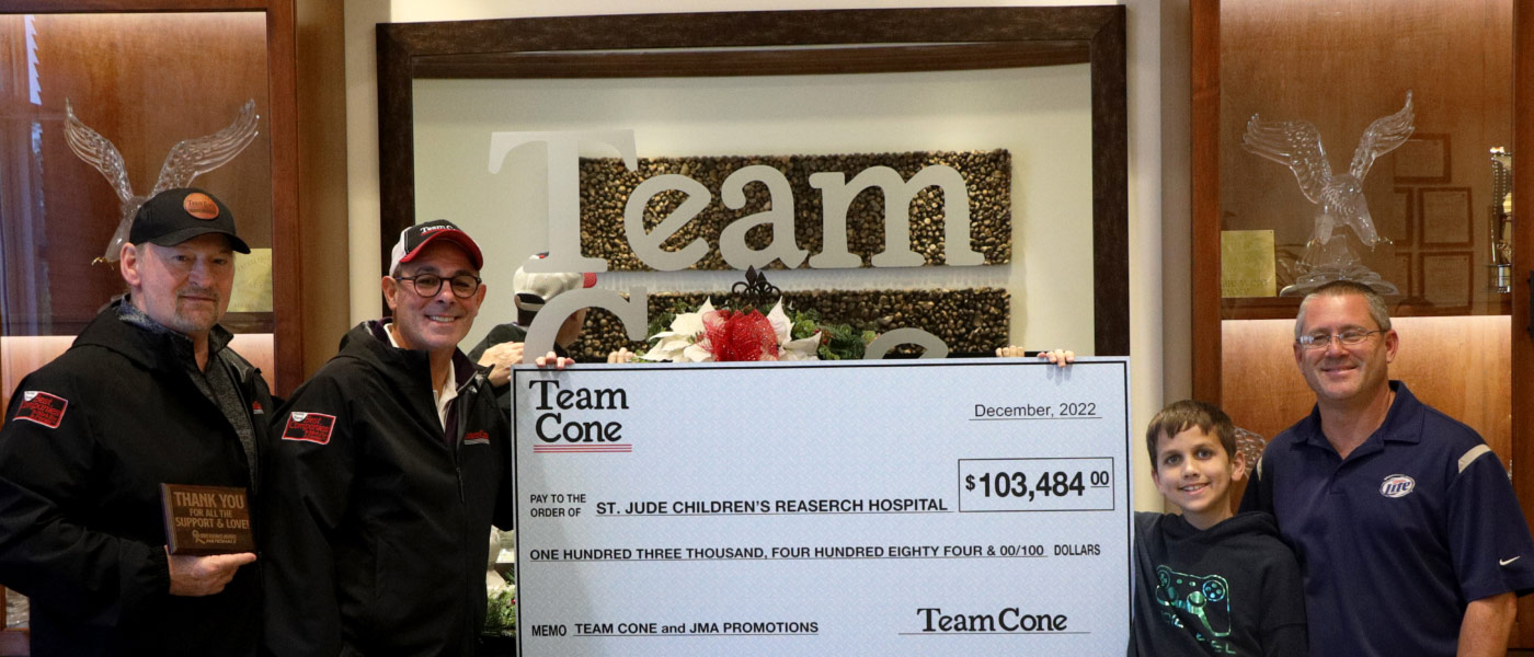 Team Cone Donation Photo