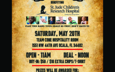 Team Cone Ocala hosts Poker Tournament for St. Jude May 20th