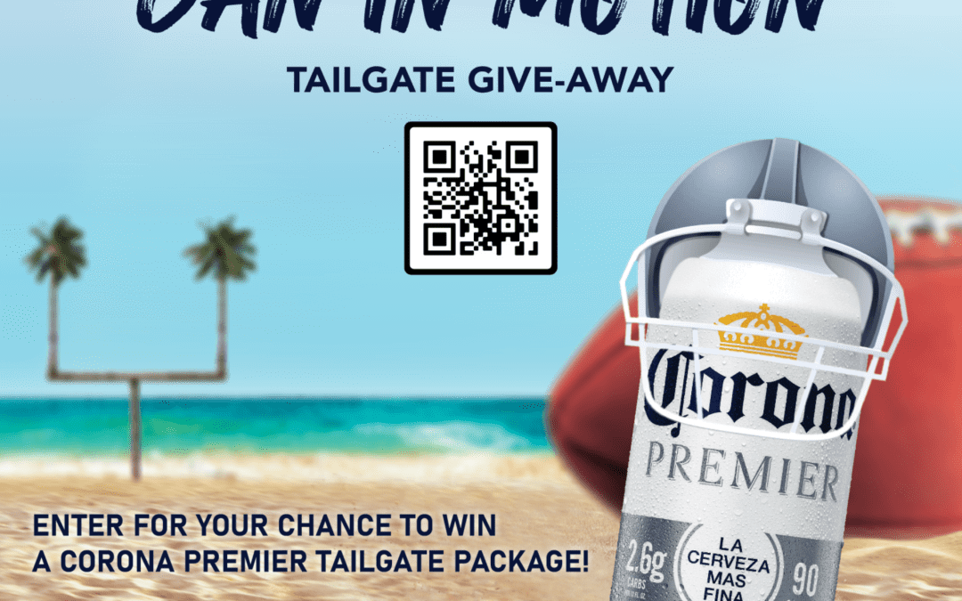 Win a bike, tent, and cooler from Corona Premier’s Can in Motion Sweepstakes