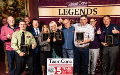 Team Cone: Five Consecutive Years as One of the Best Companies to Work for in Florida
