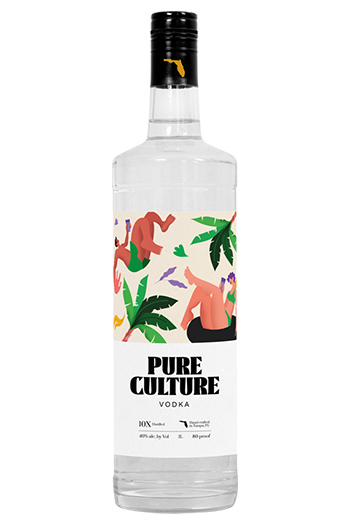 Pure Culture Vodka Bottle
