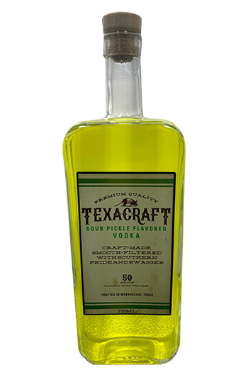 Texacraft Sour Pickle Flavored Vodka Texacraft Sour Pickle Flavored Vodka