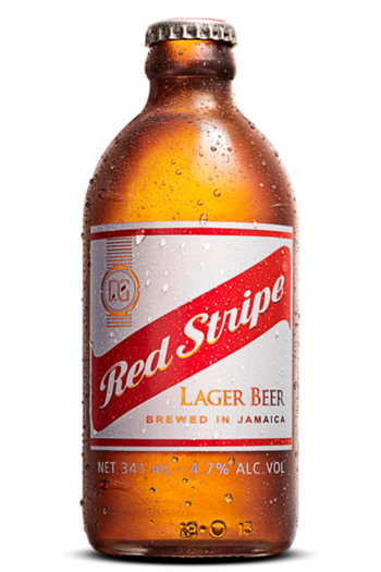 Red Stripe bottle