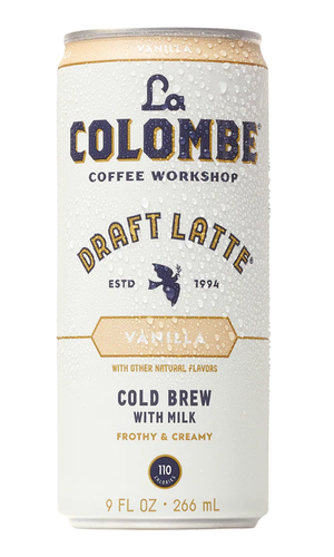 la colombe vanilla draft latte